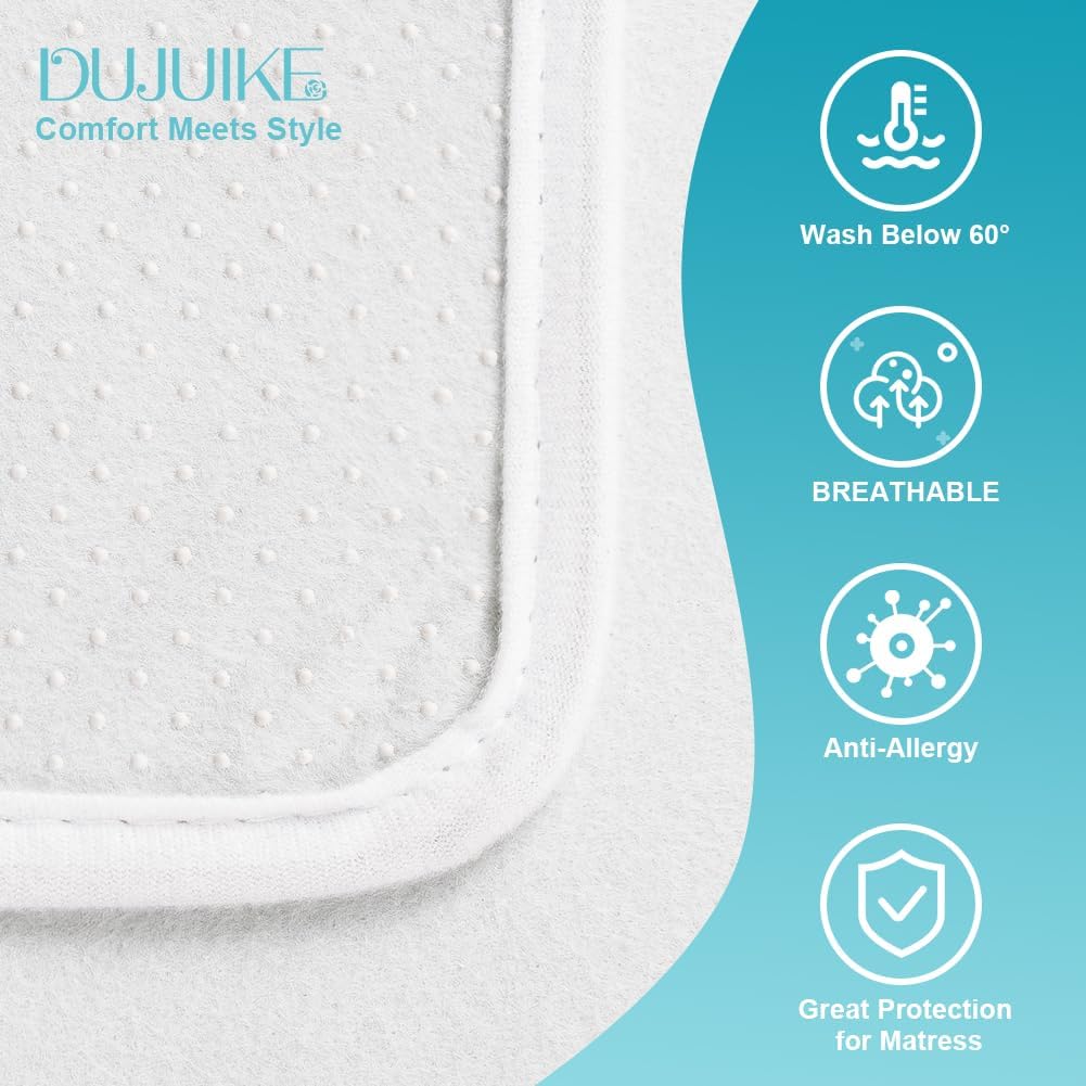 Mattress Slide Stopper and Gripper, Cushion Non Slip Pad for Bed Mattress, Non Slip Rug Mat Underlay Protector Keep Bed and Topper Pad from Sliding for Sofa, Mattresses