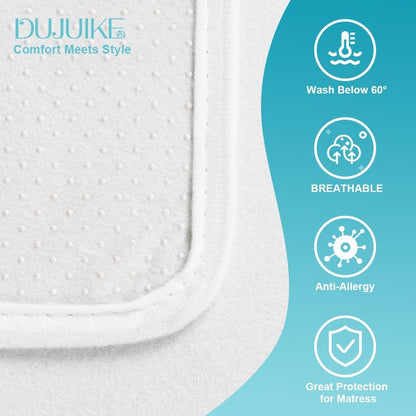 Mattress Slide Stopper and Gripper, Cushion Non Slip Pad for Bed Mattress, Non Slip Rug Mat Underlay Protector Keep Bed and Topper Pad from Sliding for Sofa, Mattresses