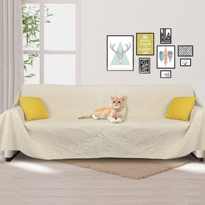 Waterproof sofa cover, scratch-resistant sofa cover, waterproof 3-seater sofa cover for cats, cat and dog protective sofa cover, furniture protective sofa cover