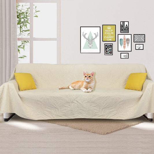 Waterproof sofa cover, scratch-resistant sofa cover, waterproof 3-seater sofa cover for cats, cat and dog protective sofa cover, furniture protective sofa cover