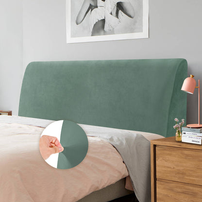 Headboard cover, elastic headboard cover, dustproof protective cover, suitable for linen upholstered headboards.