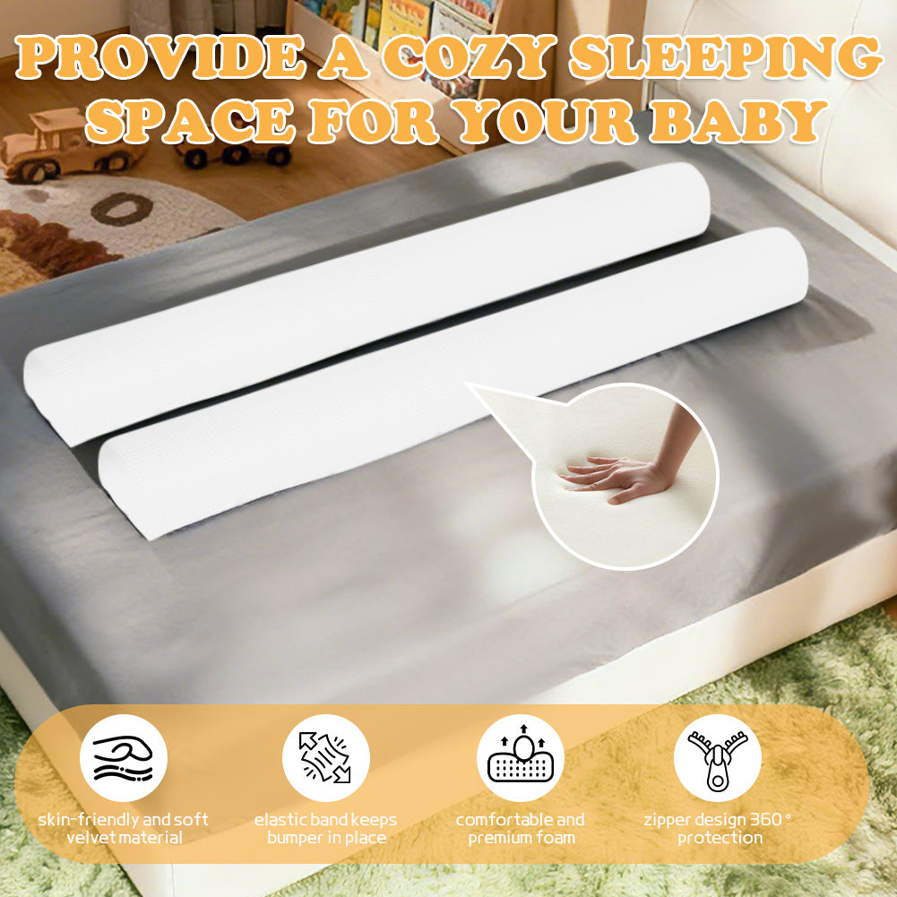 Bed rail for toddlers, bed surround for babies and the elderly, foam bed rail, safety bed rail for toddlers, comfortable bed barrier