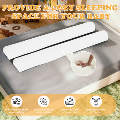 Bed rail for toddlers, bed surround for babies and the elderly, foam bed rail, safety bed rail for toddlers, comfortable bed barrier