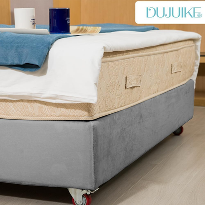 Velvet bed frame cover, bed bottom cover, an alternative to traditional bed skirts, with full elastic band coverage under the bed, easy to install.