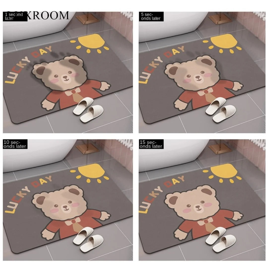 Diatom Mud Cushion Absorbent Pad Bathroom Floor Mat Diatomite Non-slip Quick-drying Bathroom Foot Pad Kitchen Toilet Carpet