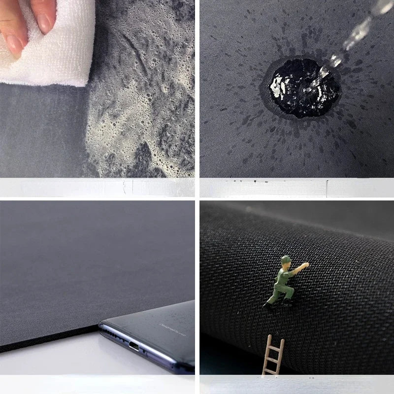 Absorbent Antiskid Super Drain Pad Tableware Mat Large Kitchen  Draining Mat Coffee Dish Drying Mat Quick Pet Feeding Mat