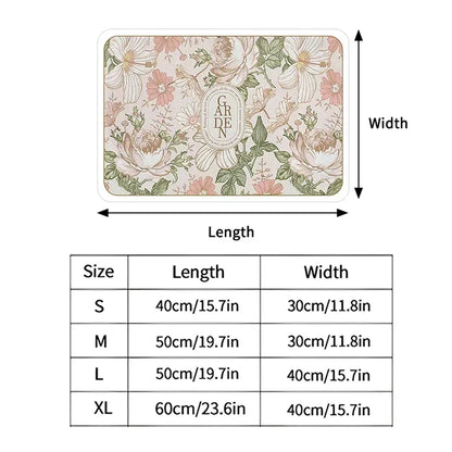 Absorbent Tableware Mats Dish Drying Mat Drain Pad Heat Resistant Counter Top Mat Non-slip Draining Placemat Kitchen Accessories