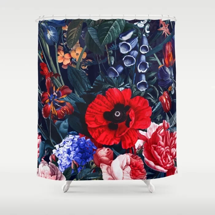 Abstract Plant Character Monkey Flower Bathroom Curtain Home Decor Waterproof Personality Shower Curtain cortina de la ducha