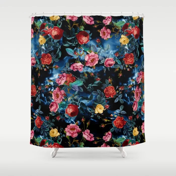 Abstract Plant Character Monkey Flower Bathroom Curtain Home Decor Waterproof Personality Shower Curtain cortina de la ducha