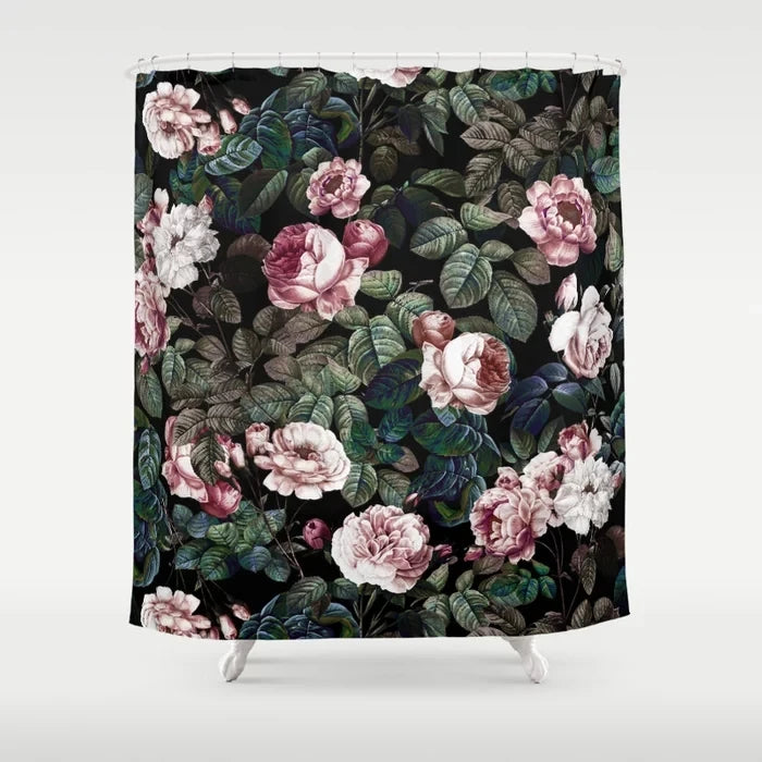 Abstract Plant Character Monkey Flower Bathroom Curtain Home Decor Waterproof Personality Shower Curtain cortina de la ducha