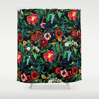 Abstract Plant Character Monkey Flower Bathroom Curtain Home Decor Waterproof Personality Shower Curtain cortina de la ducha