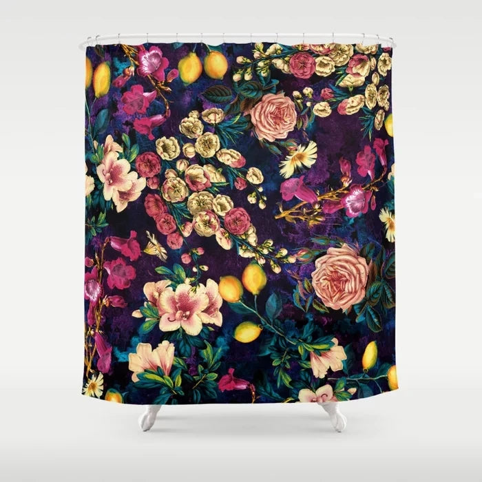 Abstract Plant Character Monkey Flower Bathroom Curtain Home Decor Waterproof Personality Shower Curtain cortina de la ducha