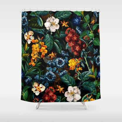 Abstract Plant Character Monkey Flower Bathroom Curtain Home Decor Waterproof Personality Shower Curtain cortina de la ducha