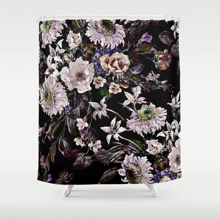 Abstract Plant Character Monkey Flower Bathroom Curtain Home Decor Waterproof Personality Shower Curtain cortina de la ducha