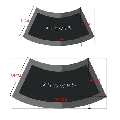 Bathroom Floor Mat Diatom Mud Bathroom Semi-circular Arc-shaped Water-absorbing Quick-drying Door Step Foot Pad Anti-slip Mat
