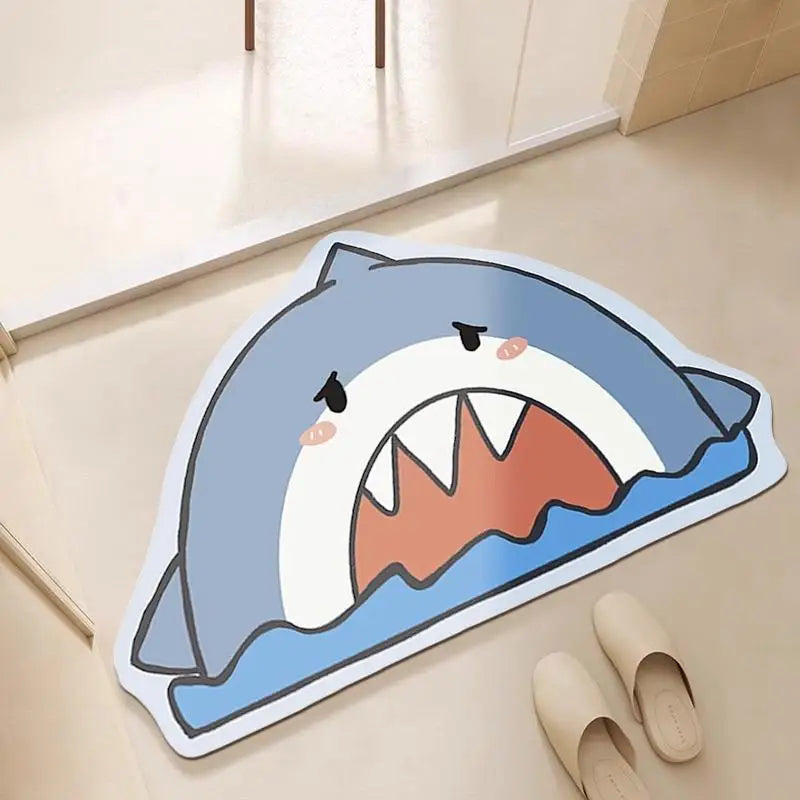 Bathroom floor mats, bathroom floor mats, door anti-slip diatom mud, water-absorbing, quick-drying bathroom toilet anti-fall