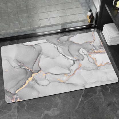 Bathroom Anti-Slip Mat Super Absorbent Bathroom Floor Mat Diatom Mud Suitable For Kitchen Toilet