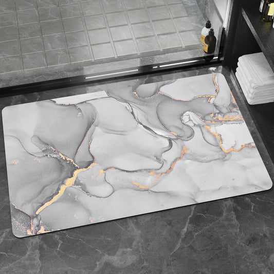 Bathroom Anti-Slip Mat Super Absorbent Bathroom Floor Mat Diatom Mud Suitable For Kitchen Toilet