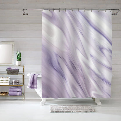 Delicate Gradient Shower Curtain Modern Minimalist Blue Green BAthroom Curtain Art Bathroom Waterproof Decoration With Hooks