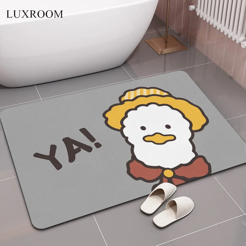 Diatom Mud Cushion Absorbent Pad Bathroom Floor Mat Diatomite Non-slip Quick-drying Bathroom Foot Pad Kitchen Toilet Carpet
