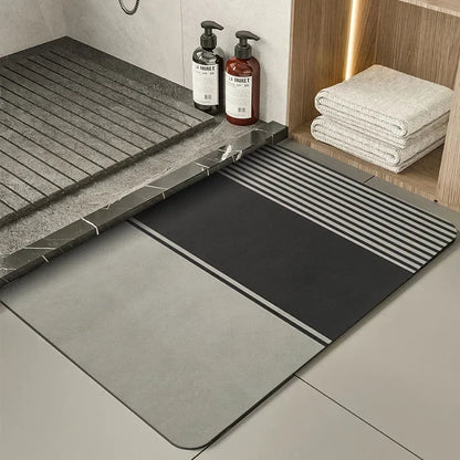 Diatom Mud Pad Bathroom Bath Mat Rug Diatomite Super Absorbent BathCarpet Non-slip QuickDrying Shower Bathtub Foot Mat Doormat