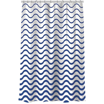 Geometric Shower Curtain Black White Stripes Modern Minimalist Home Decor Bathroom Curtain Bath Accessories Set Polyester Fabric