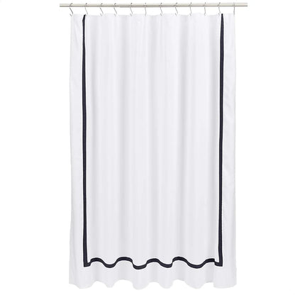 Geometric Shower Curtain Black White Stripes Modern Minimalist Home Decor Bathroom Curtain Bath Accessories Set Polyester Fabric