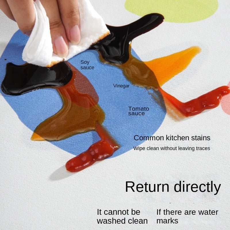 Kitchen Bar Dish Drying Mat Coffee Machine Absorbent Table Placemat Heat Resistant Pad Countertop Water Cup Drain Drying Pad