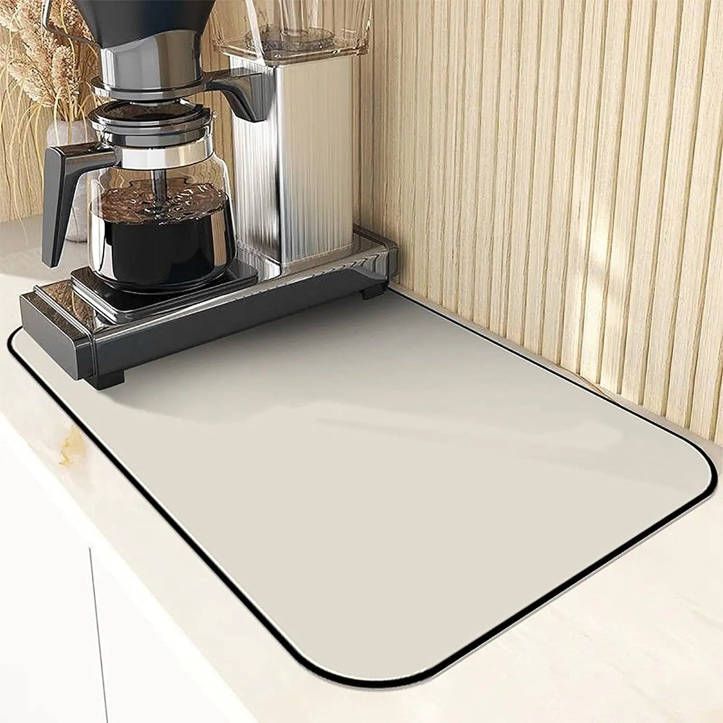 Large Kitchen Super Absorbent Mat Solid color Dish Draining Mat Drying Mat Quick Dry Bathroom Drain Pad Kitchen