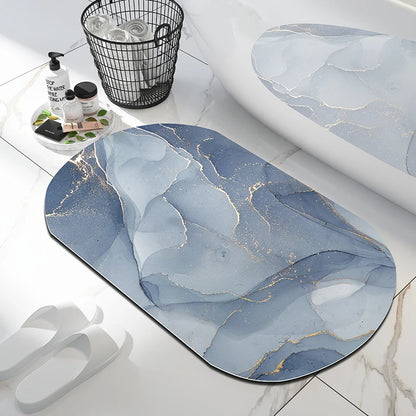 Luxury Nordic Diotomite Bath Mats Bathroom Carpet Anti Slip Super Absorbent Floor Foot Mat Quick Dry Shower Toilet Rugs