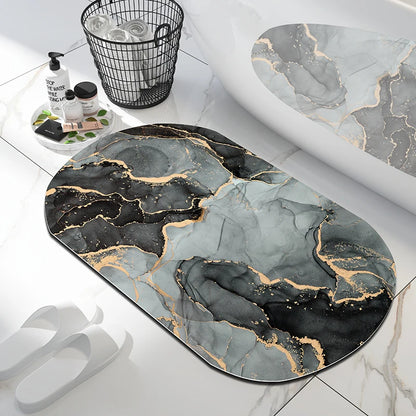 Luxury Nordic Diotomite Bath Mats Bathroom Carpet Anti Slip Super Absorbent Floor Foot Mat Quick Dry Shower Toilet Rugs