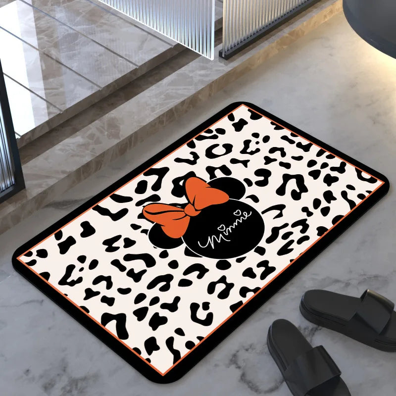 Lvran Diatomite Soft Floor Mats Super Absorbent Quick-drying Bathroom Doorway Carpet Bathroom Diatomite Foot Mats Non-slip Mats