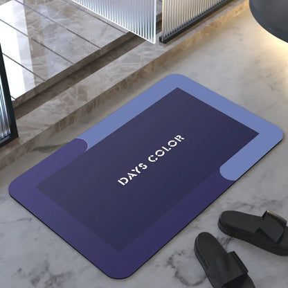 Lvran Diatomite Soft Floor Mats Super Absorbent Quick-drying Bathroom Doorway Carpet Bathroom Diatomite Foot Mats Non-slip Mats