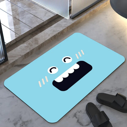 Lvran Diatomite Soft Floor Mats Super Absorbent Quick-drying Bathroom Doorway Carpet Bathroom Diatomite Foot Mats Non-slip Mats