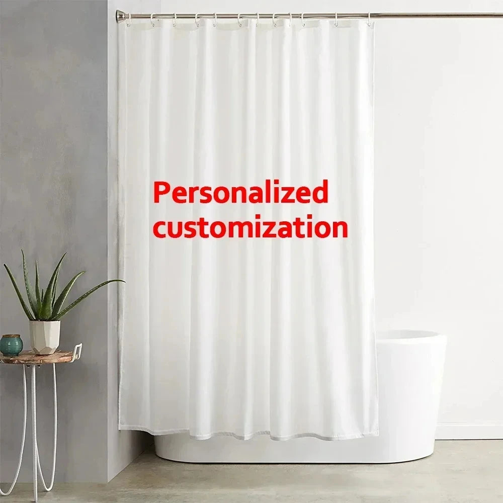 Sponge-bob Cartoon Shower Curtain Cute Animated Pattern Shower Curtain Kid's Bathroom Decoration Shower Curtain Birthday Gift