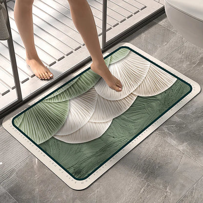 Super Absorbent Bath Mat Quick-Drying Mat Diatom Mud Shower Non-slip Bath Mat Kitchen Entrance Bathroom Modern Rug Home Decor