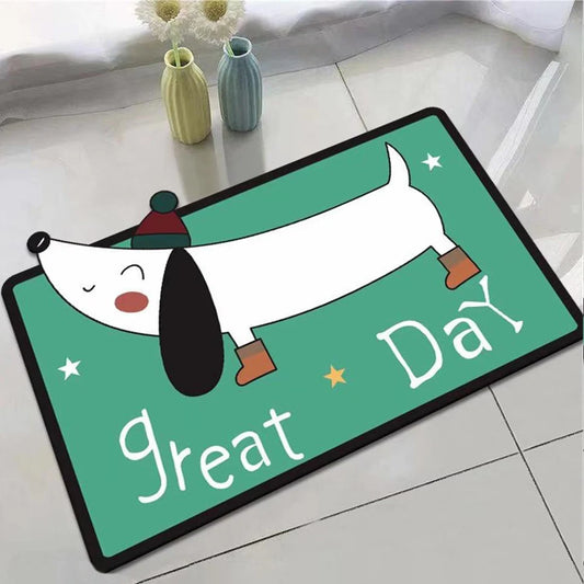 Super Absorbent Cartoon Bath Mat Anti-skid Bath Rug Instant Drying Floor Carpet Home Shower Proof Anti-Slip Bathroom Foot Mat
