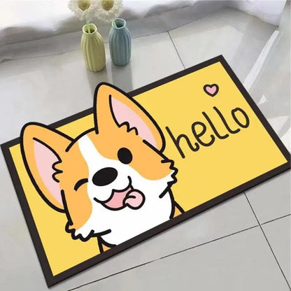 Super Absorbent Cartoon Bath Mat Anti-skid Bath Rug Instant Drying Floor Carpet Home Shower Proof Anti-Slip Bathroom Foot Mat