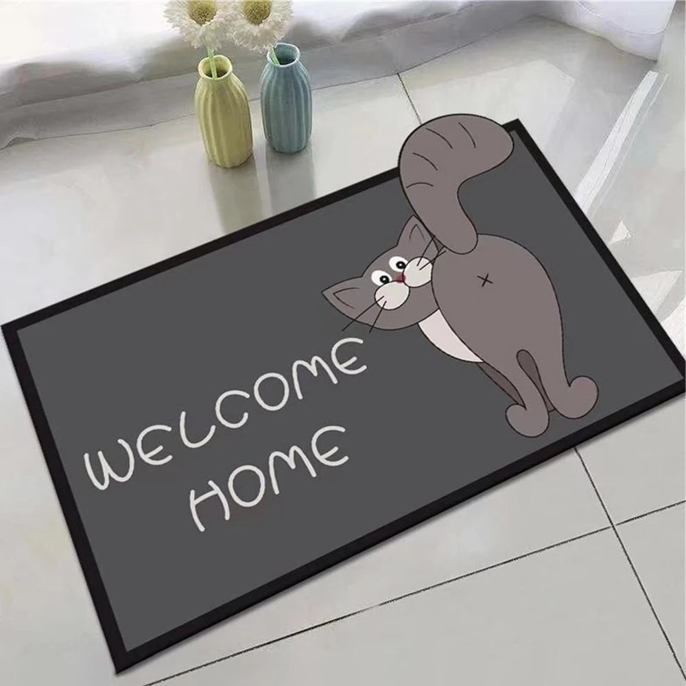 Super Absorbent Cartoon Bath Mat Anti-skid Bath Rug Instant Drying Floor Carpet Home Shower Proof Anti-Slip Bathroom Foot Mat