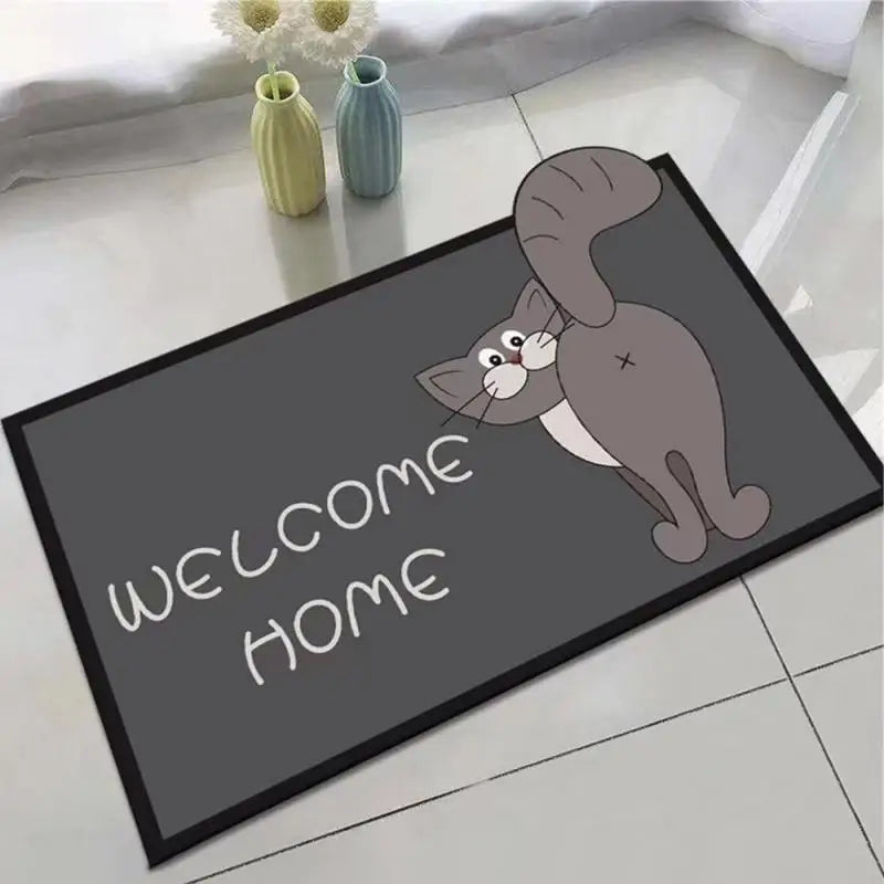 Super Absorbent Cartoon Bath Mat Anti-skid Bath Rug Instant Drying Floor Carpet Home Shower Proof Anti-Slip Bathroom Foot Mat