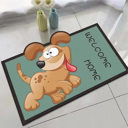 Super Absorbent Cartoon Bath Mat Anti-skid Bath Rug Instant Drying Floor Carpet Home Shower Proof Anti-Slip Bathroom Foot Mat