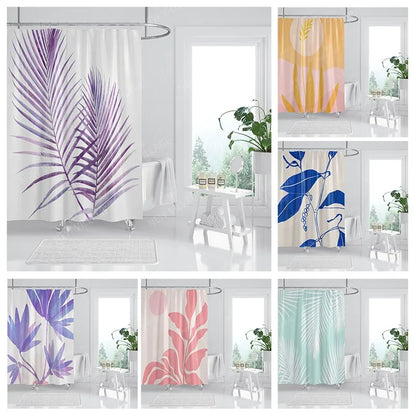 Waterproof fabric shower curtain Bathroom curtain accessories 180x200 Bath curtain for shower 240*200 nordic boho decor 240x200