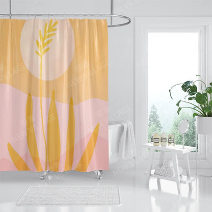 Waterproof fabric shower curtain Bathroom curtain accessories 180x200 Bath curtain for shower 240*200 nordic boho decor 240x200