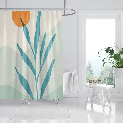 Waterproof fabric shower curtain Bathroom curtain accessories 180x200 Bath curtain for shower 240*200 nordic boho decor 240x200