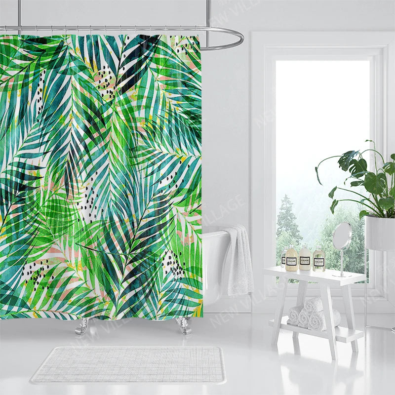 Waterproof fabric shower curtains Bathroom curtain accessories Bath curtain for shower 180x200cm 240*200 anime boho decoration