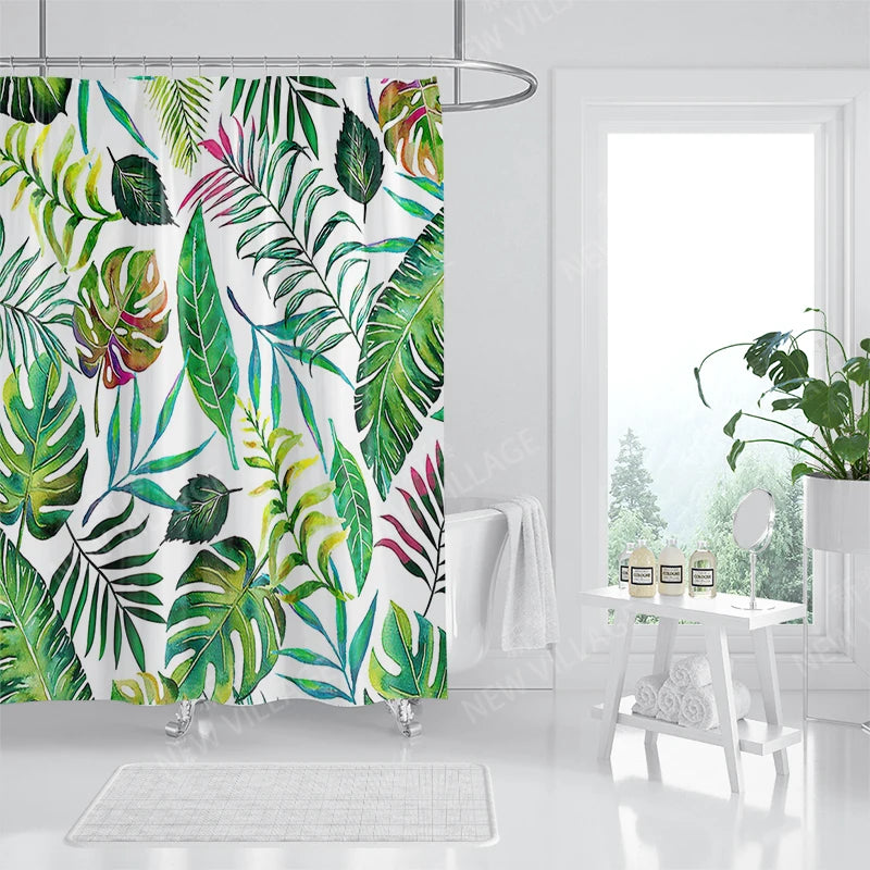 Waterproof fabric shower curtains Bathroom curtain accessories Bath curtain for shower 180x200cm 240*200 anime boho decoration