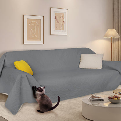 Waterproof sofa cover, scratch-resistant sofa cover, waterproof 3-seater sofa cover for cats, cat and dog protective sofa cover, furniture protective sofa cover