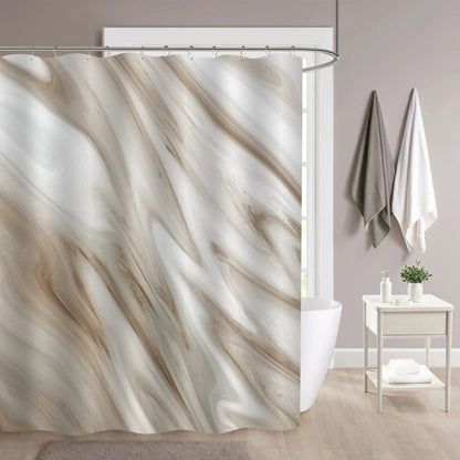 Delicate Gradient Shower Curtain Modern Minimalist Blue Green BAthroom Curtain Art Bathroom Waterproof Decoration With Hooks