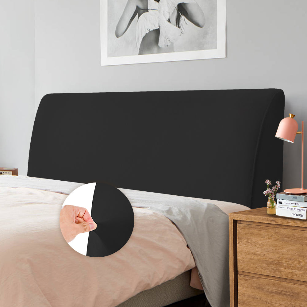 Headboard cover, elastic headboard cover, dustproof protective cover, suitable for linen upholstered headboards.