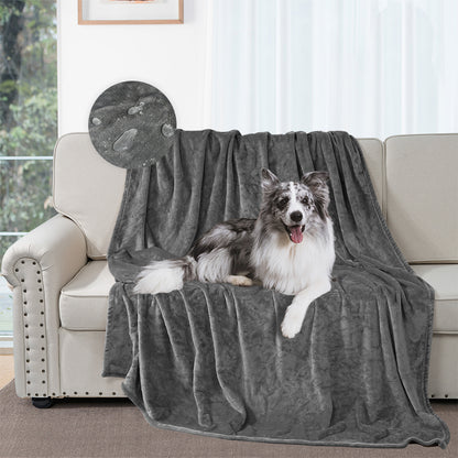 wasserdichte Bettdecke, wasserdichte Hundedecke Aus Flanell, Geeignet FüR Haustierdecke, Matratze, Sofa, MöBelschutz, Doppelseitige Weiche Multifunktionale üBerwurfdecke